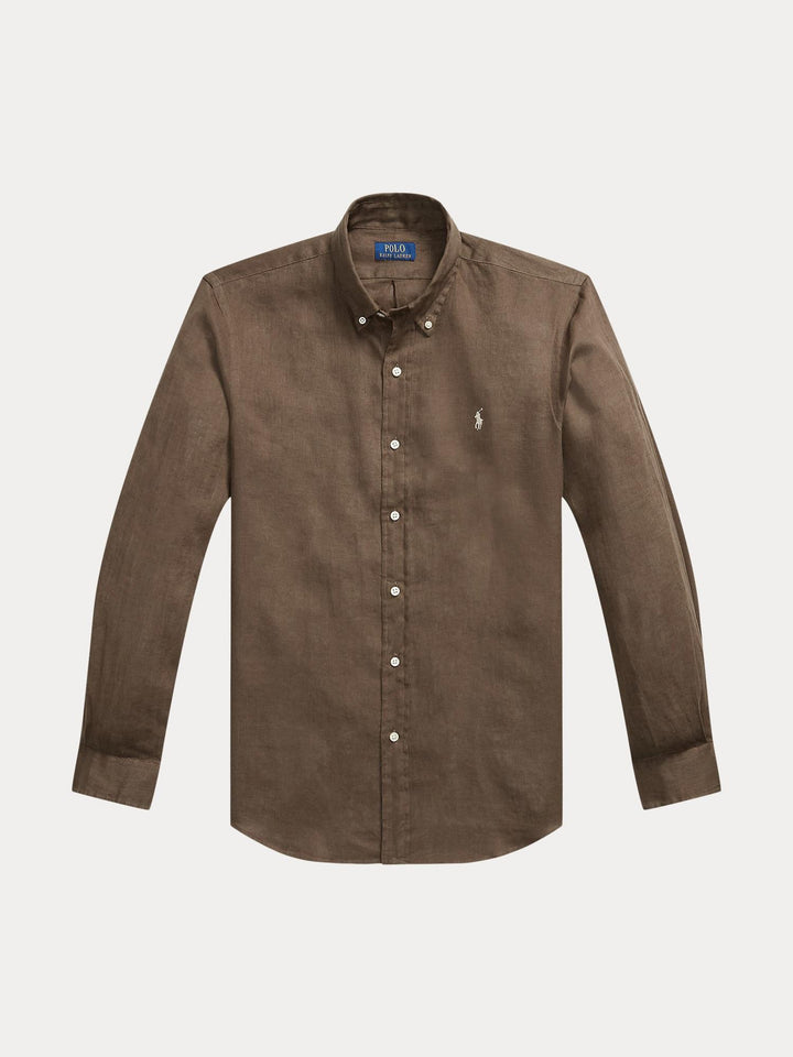 Custom fit linen shirt