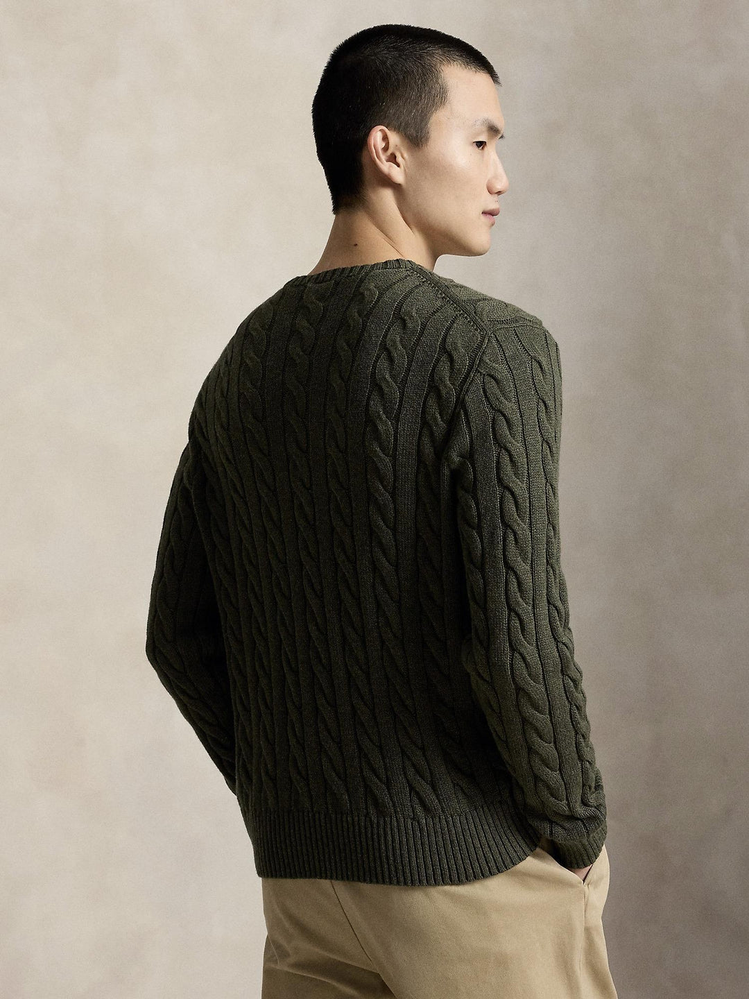 Cable Knit Cotton Sweater