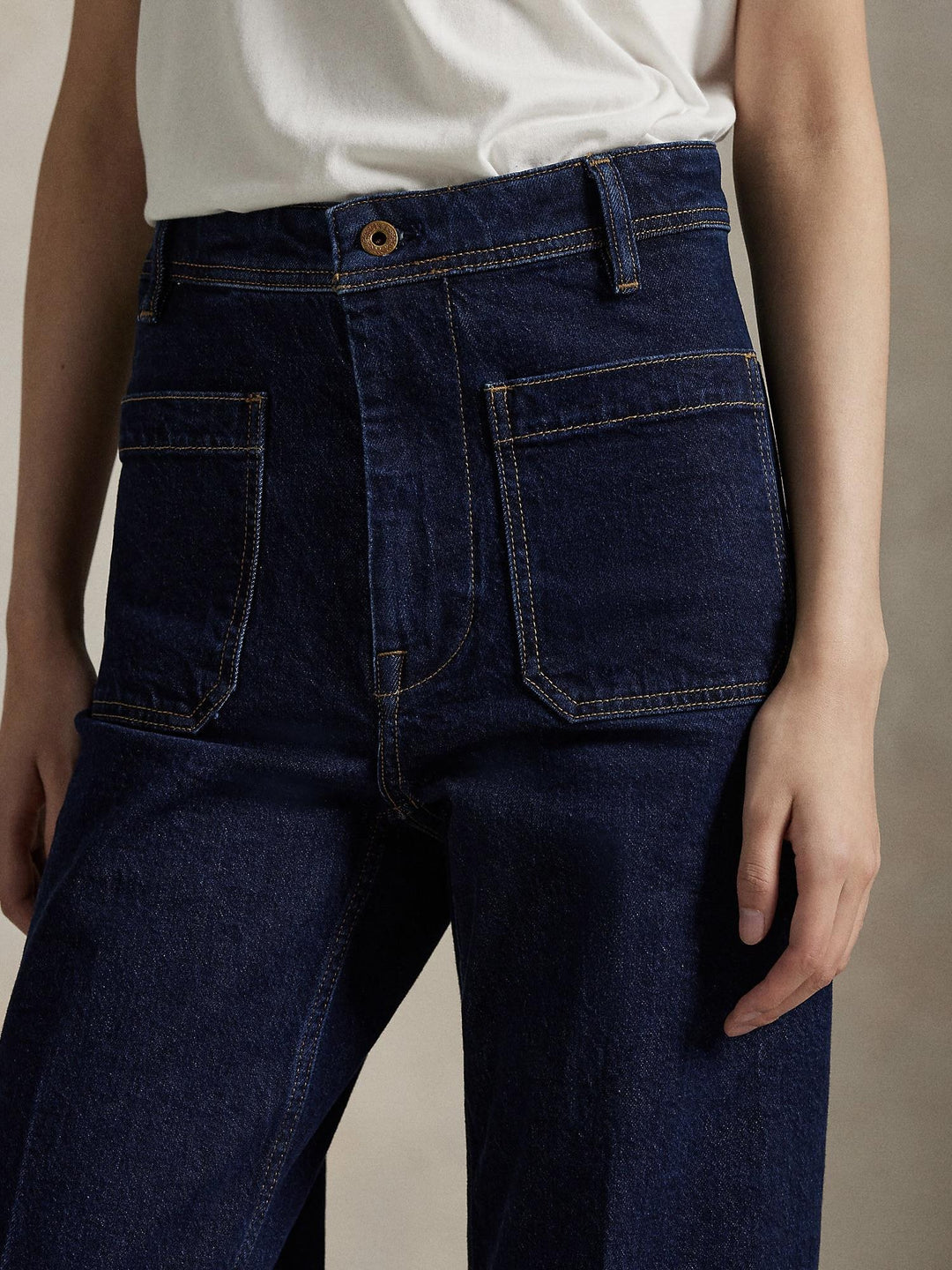 high rise boot jean