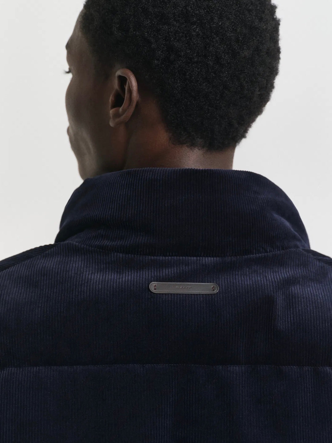 Cord puffer jacket