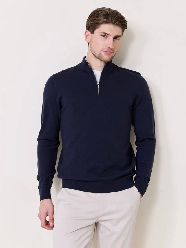Alonzo merino zip genser