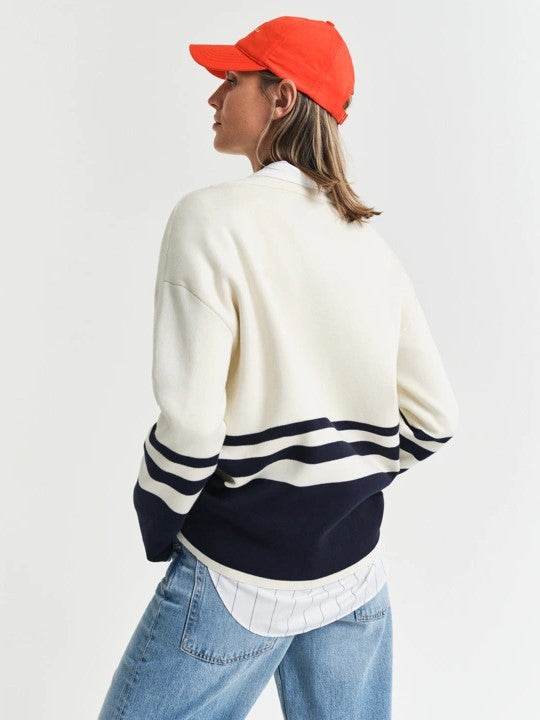 Gant Varsity V-Neck Cardigan