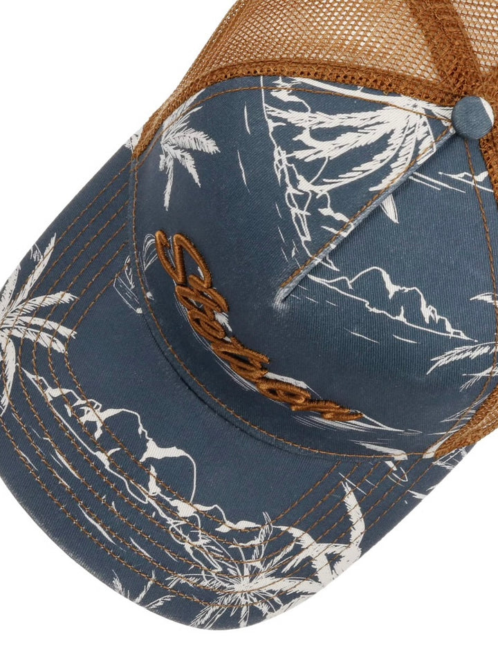 Trucker cap minimal aloha print