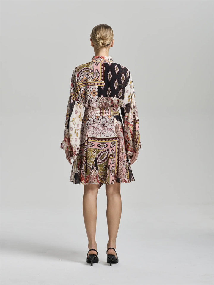 Aliah paisley dress