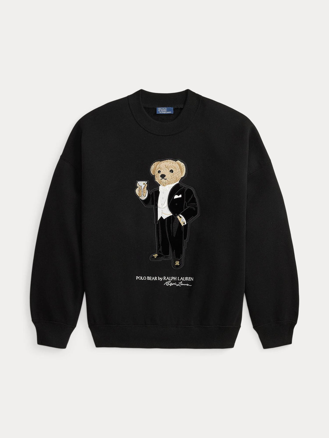 Martini Polo Bear Patch Crewneck