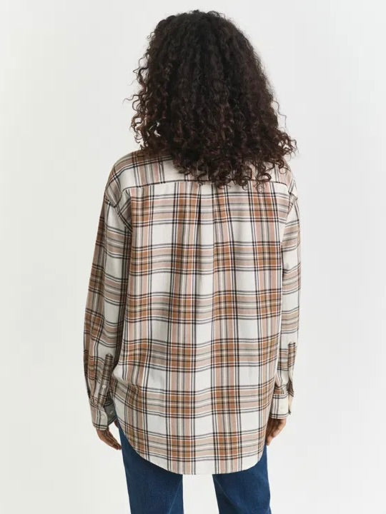 Checked flannel shirt