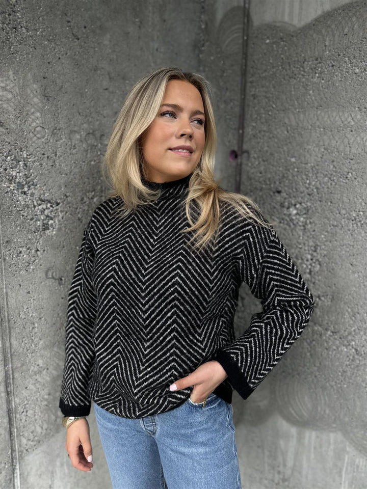 SLfLulu ls Herringbone knit