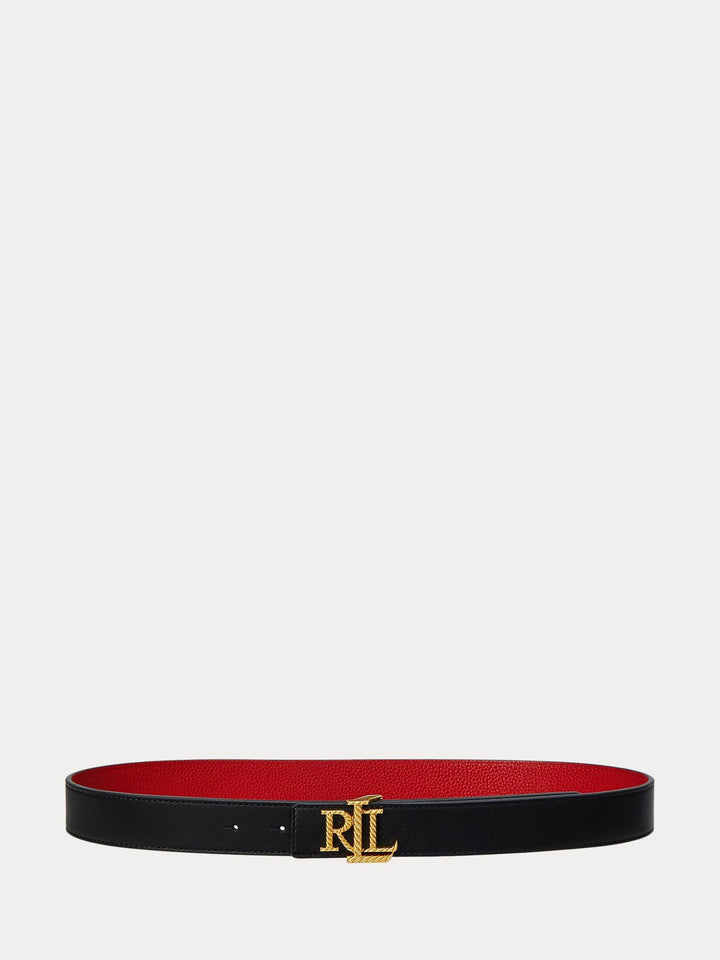 Logo Reversible Leather Belt