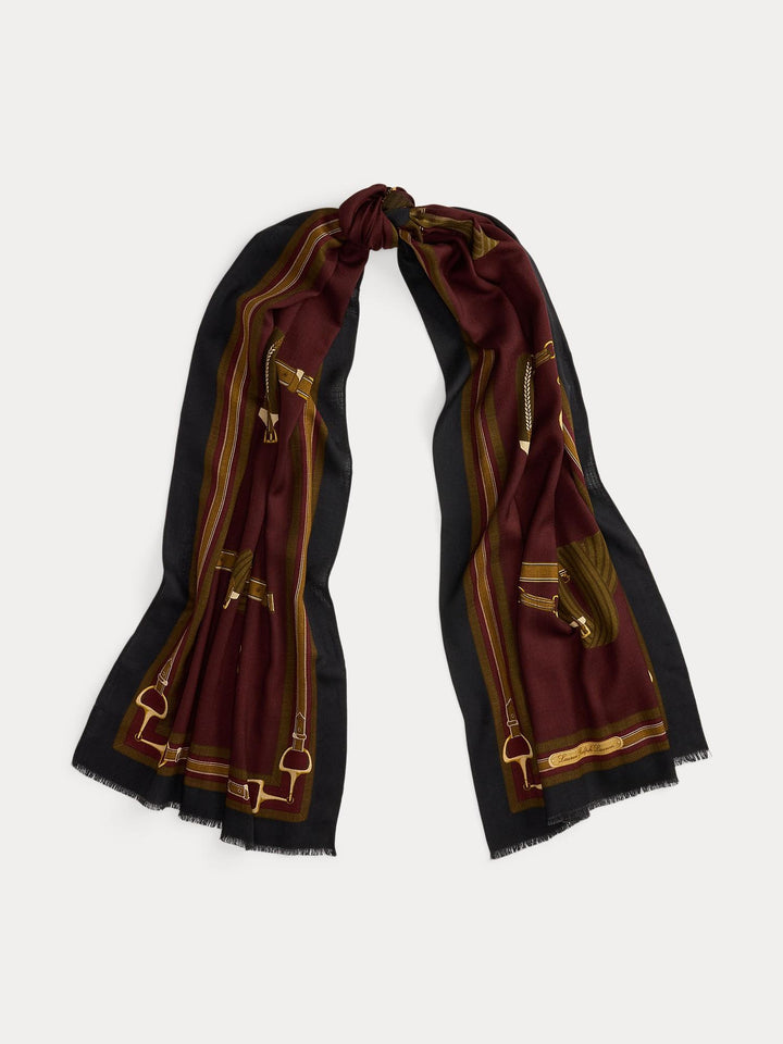 Belting -motie wool wrap scarf