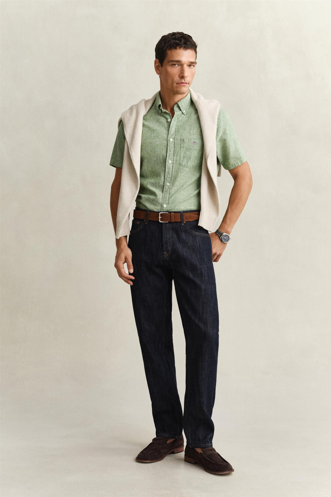 Reg Cotton Linen Shirt
