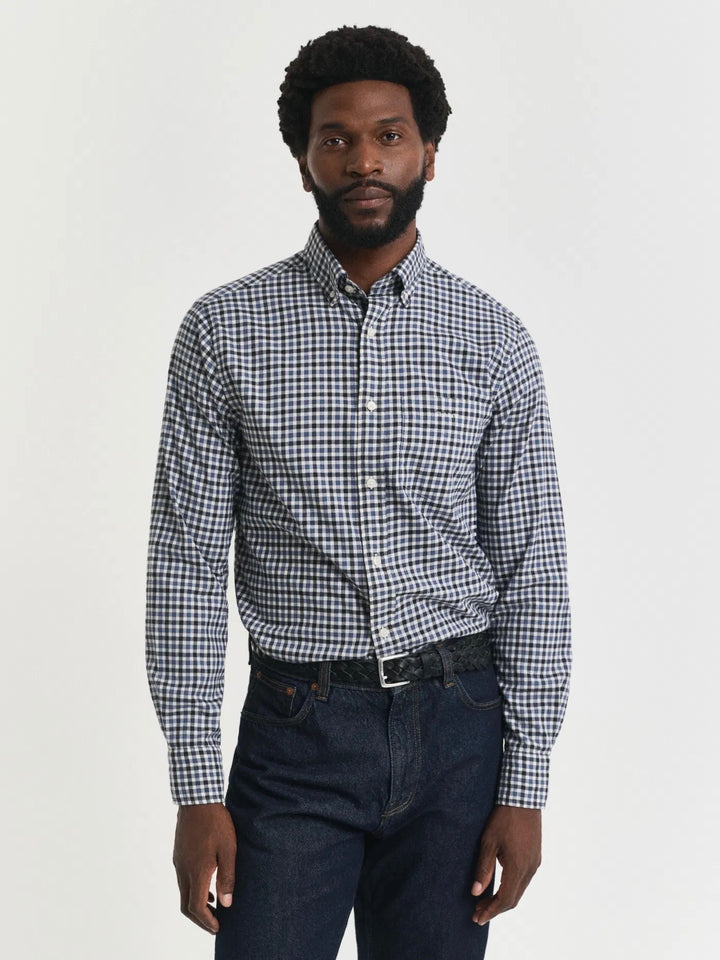 Reg Twill Gingham Shirt