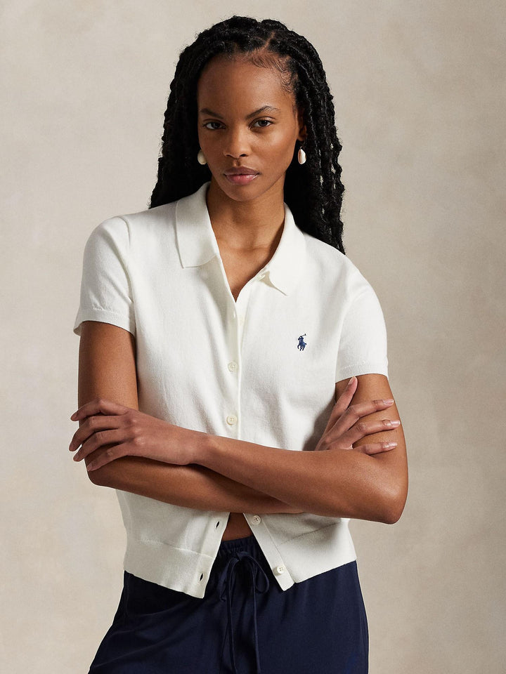 Short Buttoned Cardigan