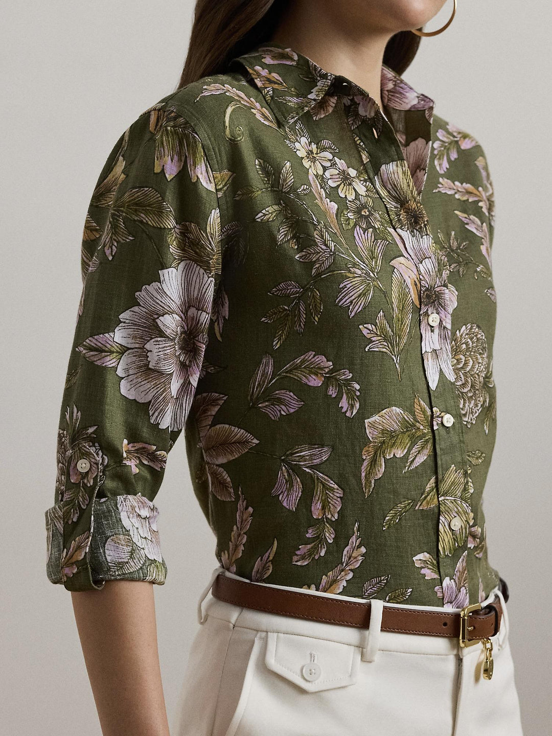 Floral Linen Shirt