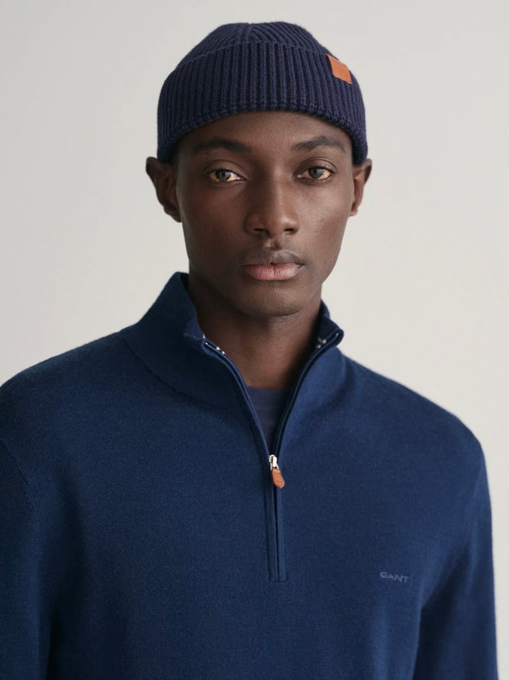 Extrafine Merino Wool Half Zip