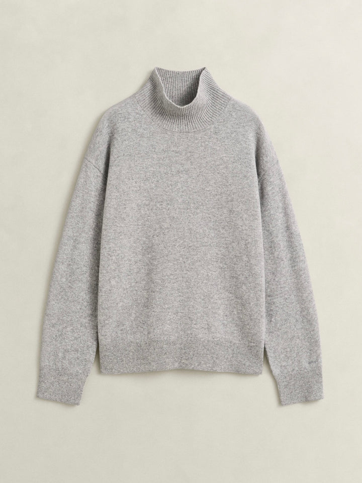Superfine Lambswool Mockneck