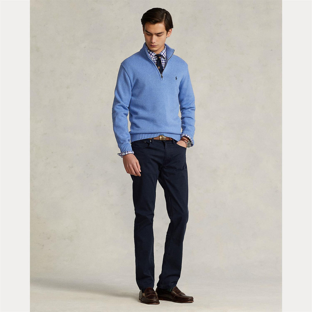 Cotton quarter zip
