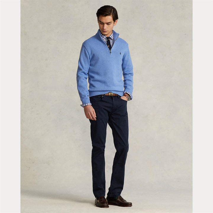 Cotton quarter zip