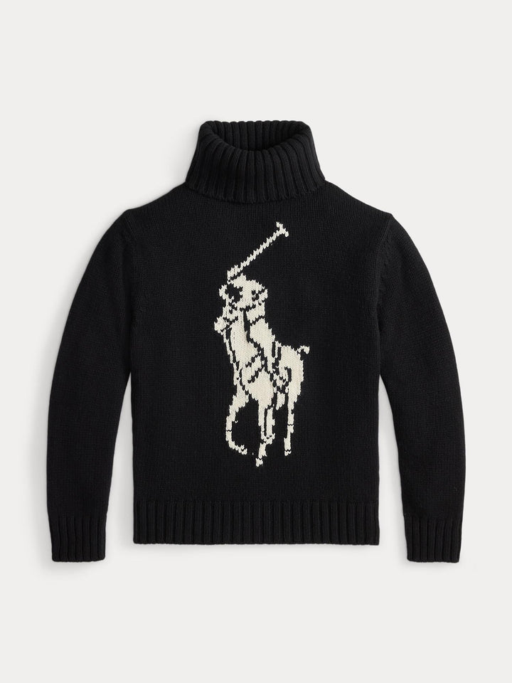 Big pony wool turtleneck