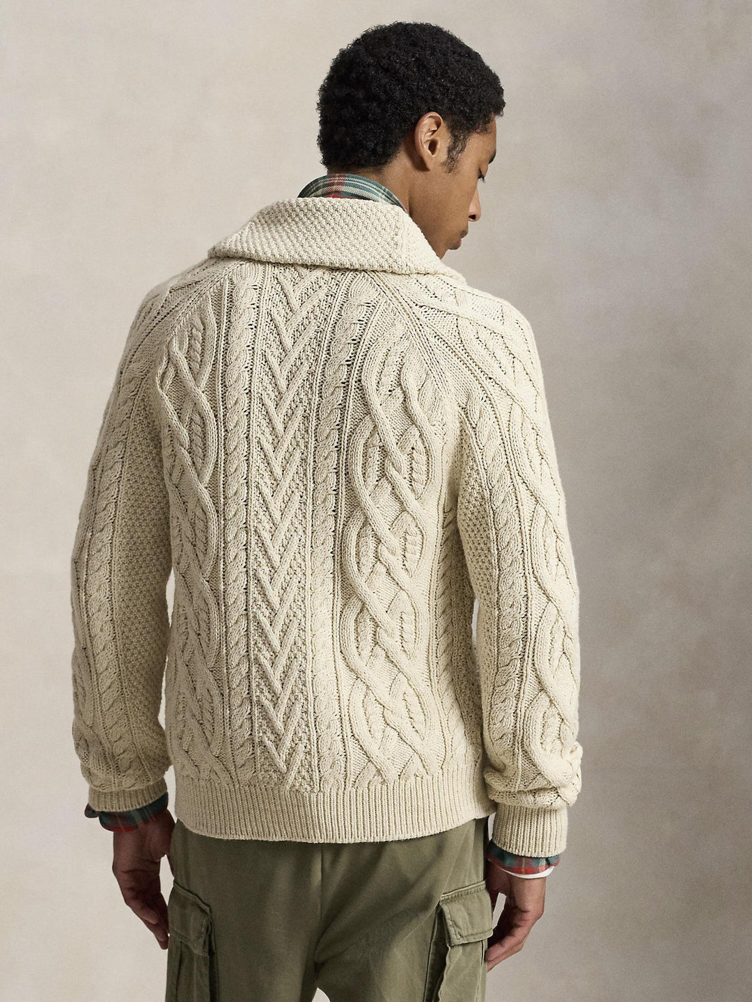 Aran Cotton Cardigan