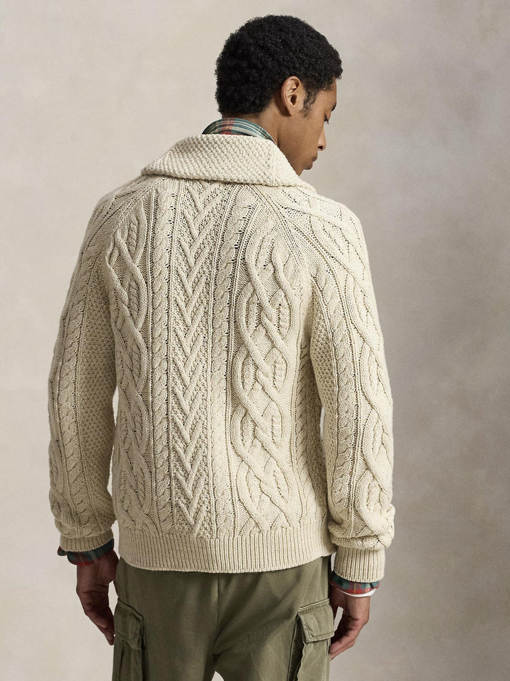 Aran Cotton Cardigan