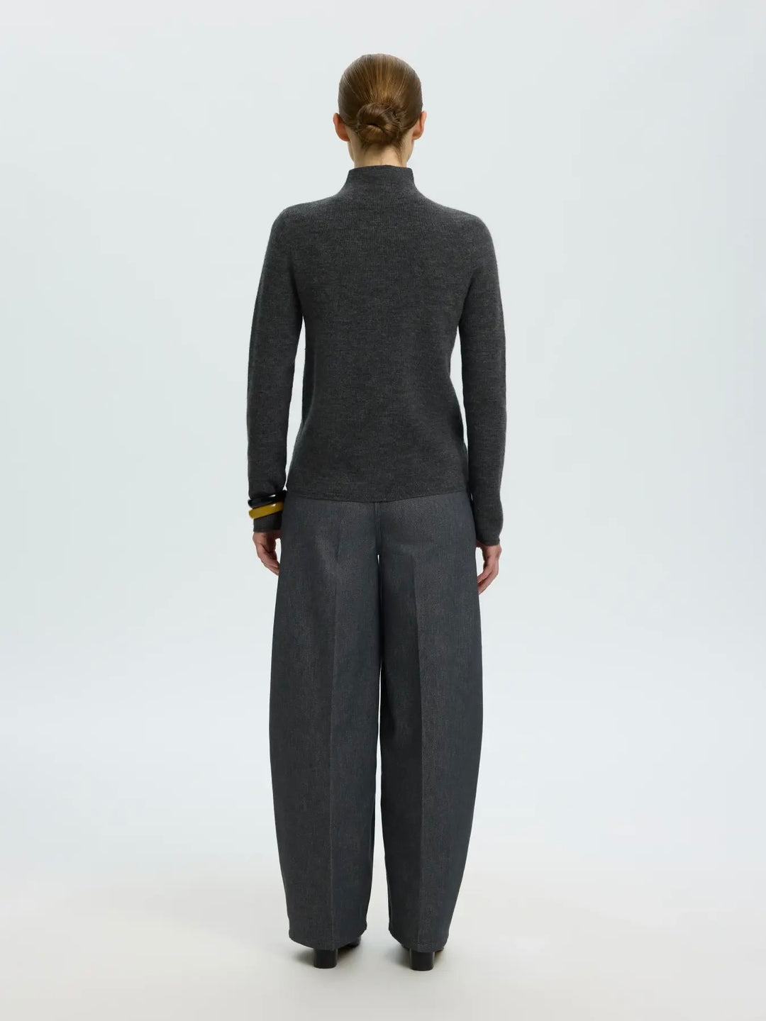 SLWPETRA LS KNIT HIGH NECK CARDIGAN