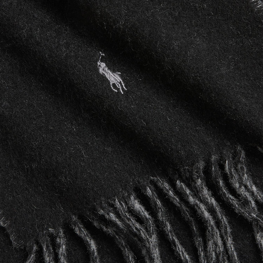 Reversible wool scarf
