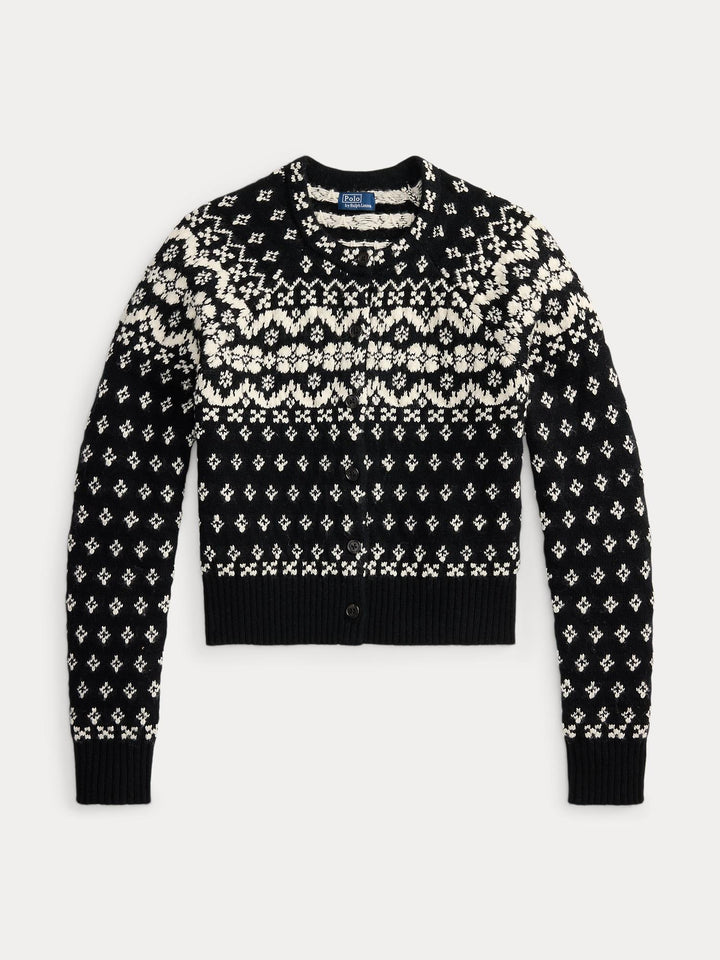 Fair Isle Wool Blend cardigan