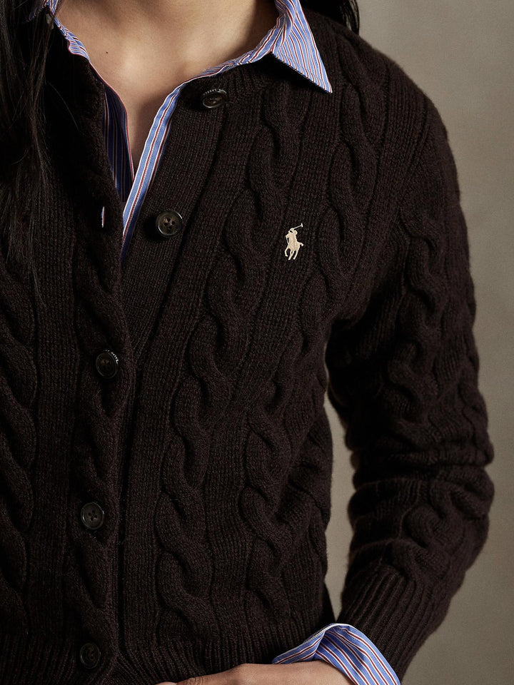 Wool cashmere cardigan