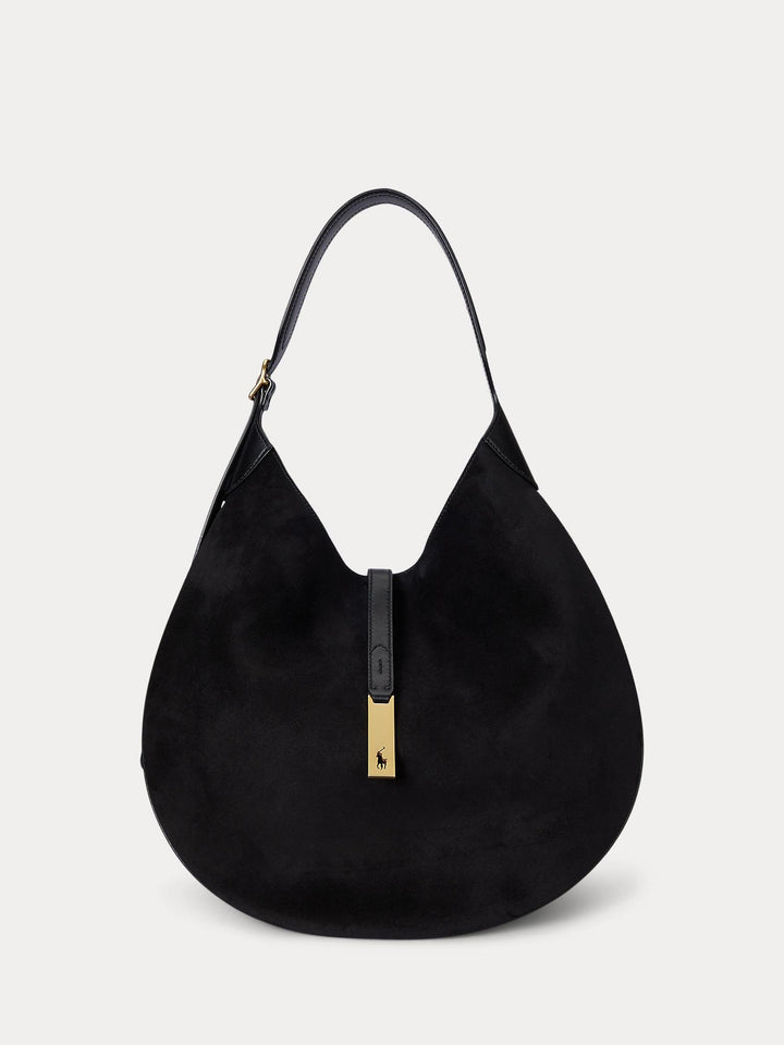 POLO ID SUEDE LARGE SHOULDER BAG