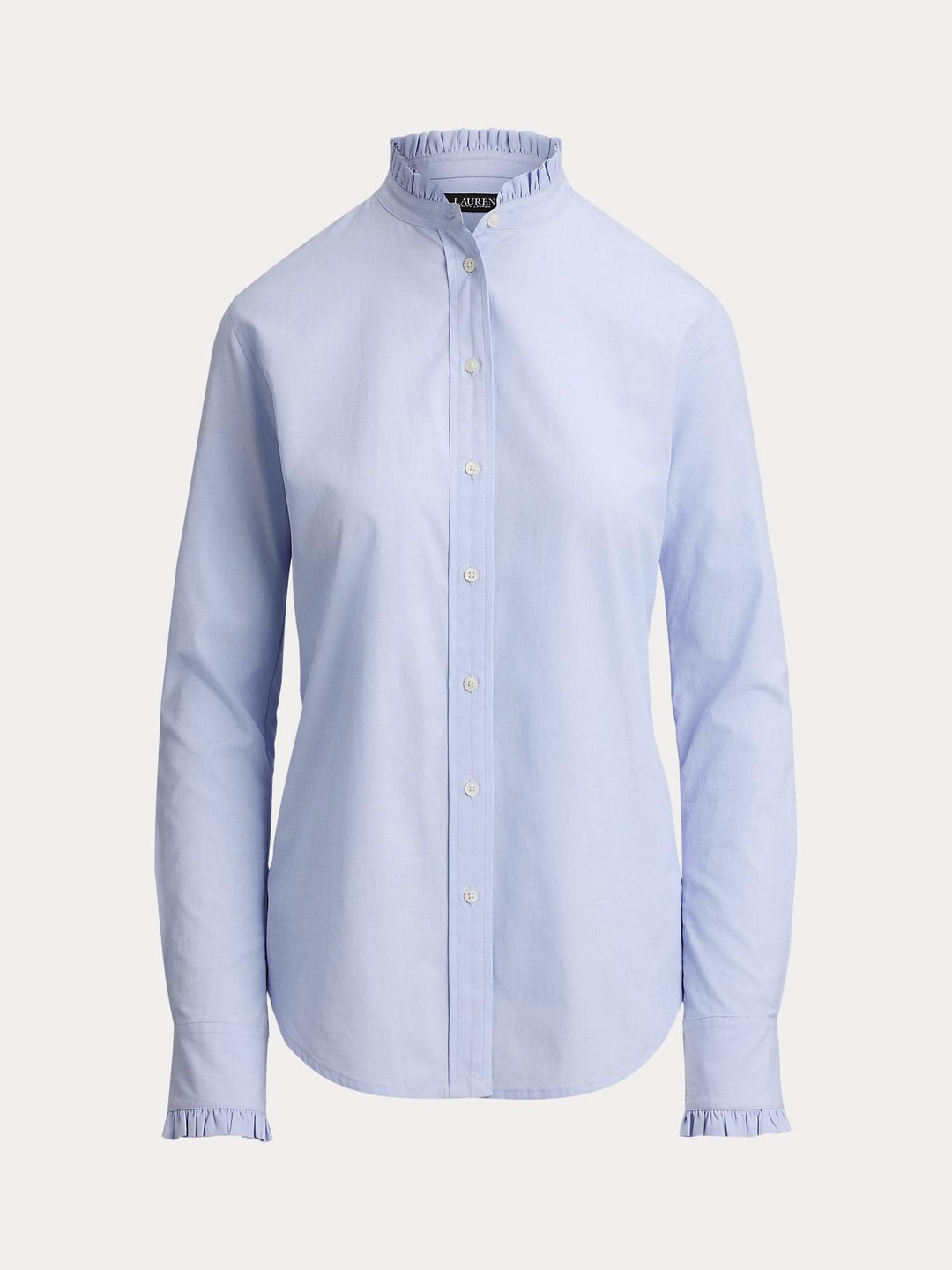 Ruffle cotton shirt
