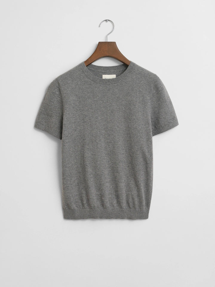 Light knit ss c-neck