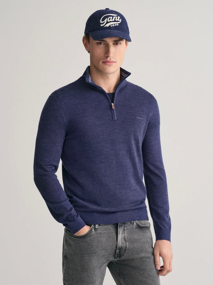 Extrafine Merino Wool Half Zip