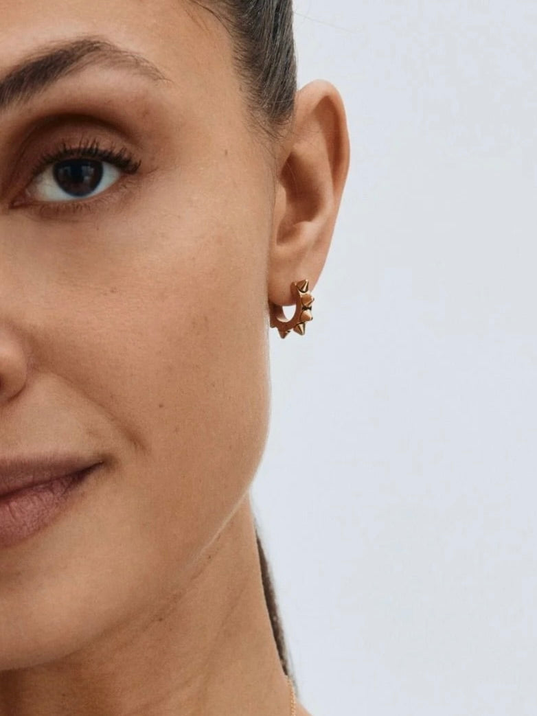 Peak Hoops Icon M Gold