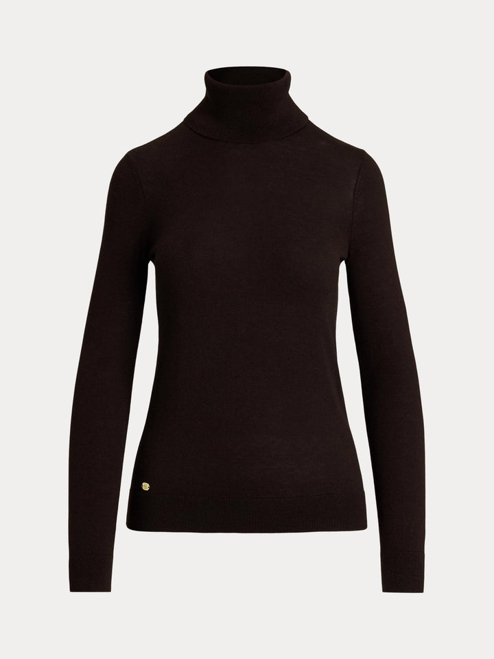 SILK BLEND TURTLENECK SWEATER