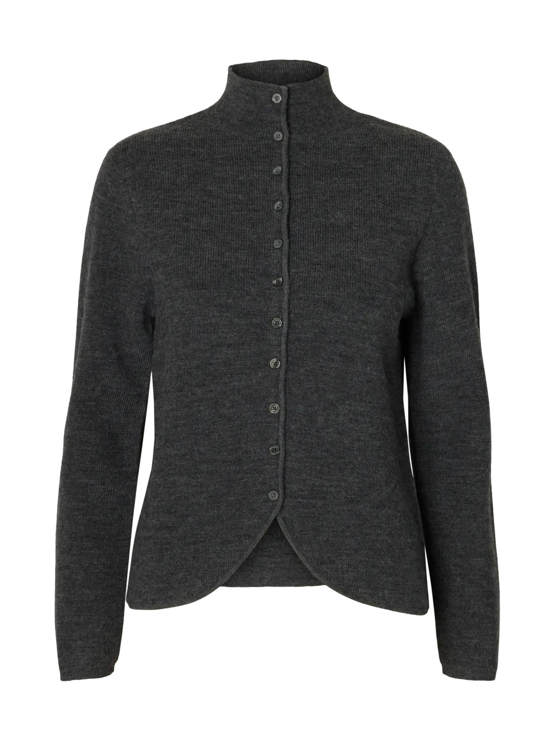 SLWPETRA LS KNIT HIGH NECK CARDIGAN