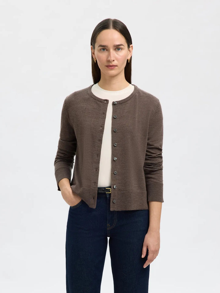 SLFThea LS Knit cardigan