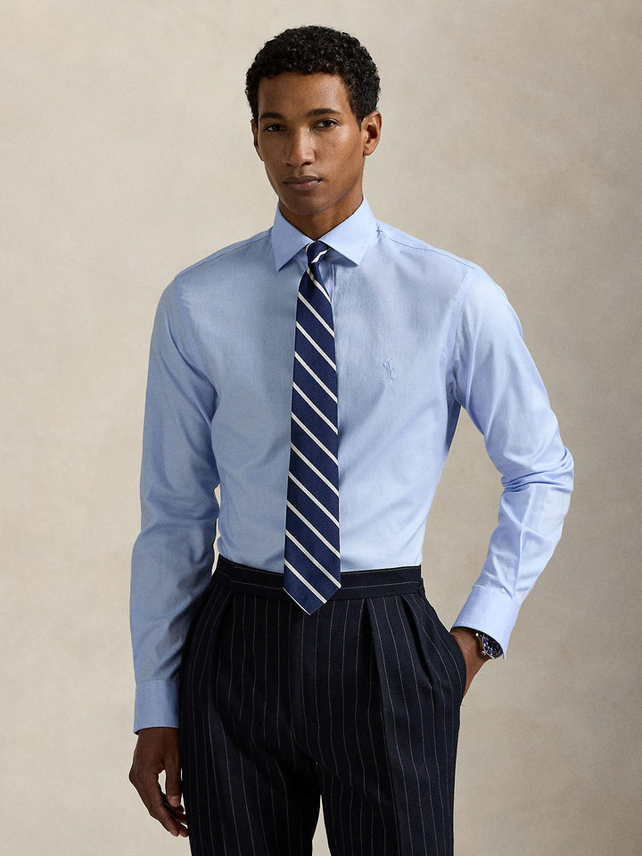 Custom fit textured shirt