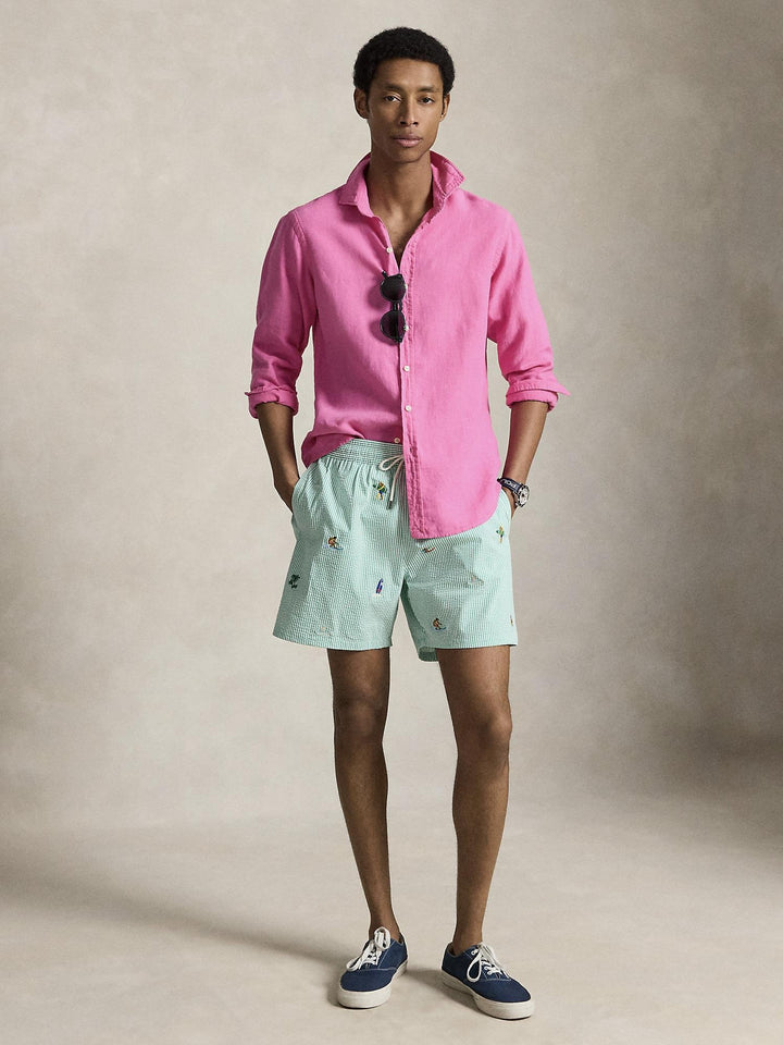Woven-Trunk-Swim Bottom