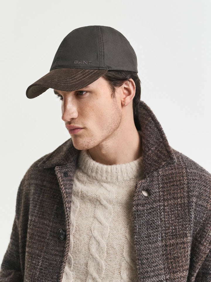 Waxed cotton cap
