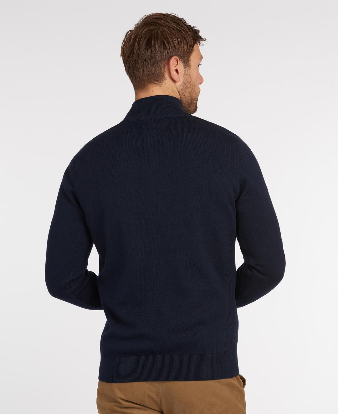 Cotton half zip