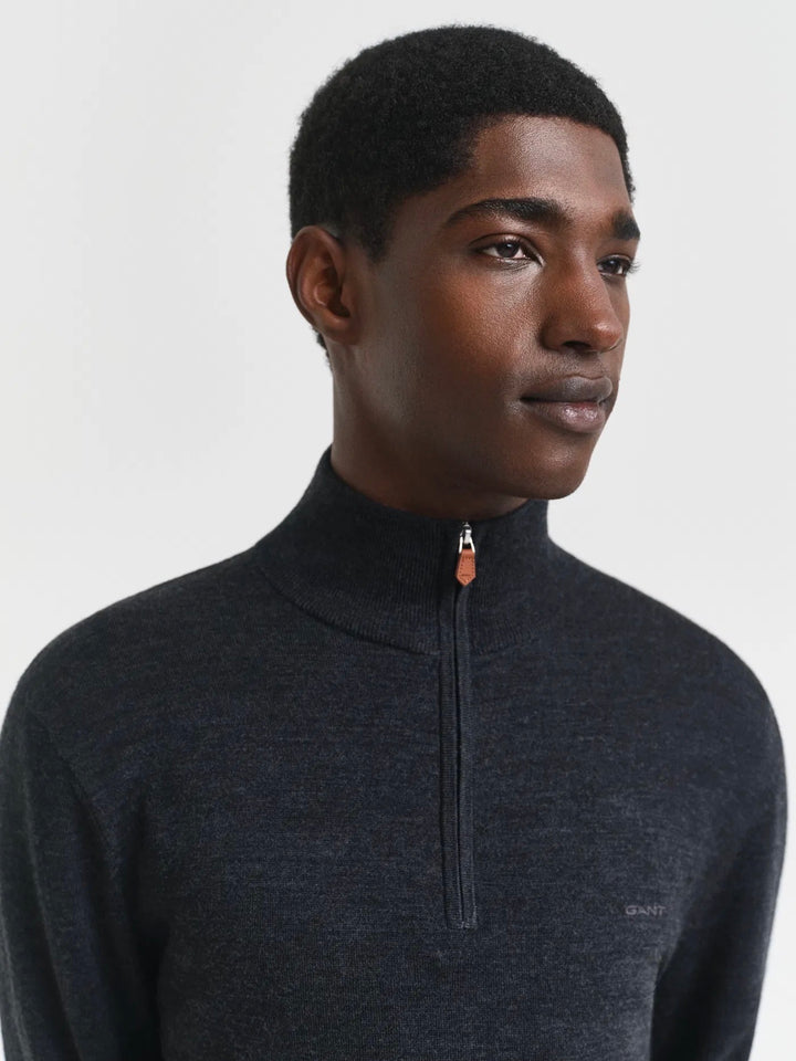 Extrafine Merino Wool Half Zip