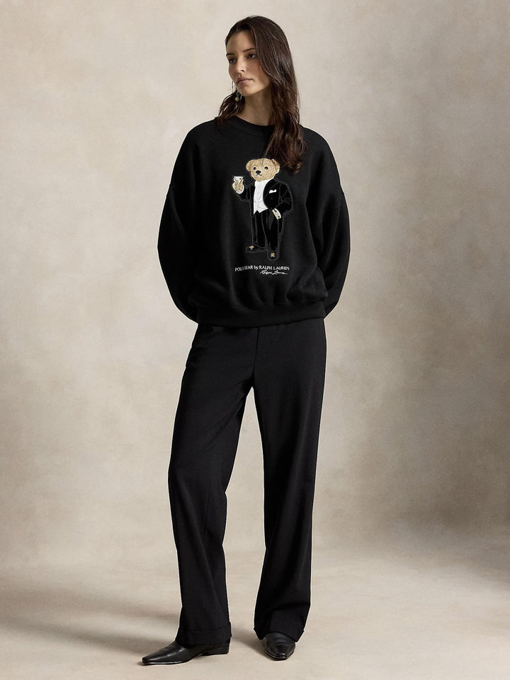Martini Polo Bear Patch Crewneck
