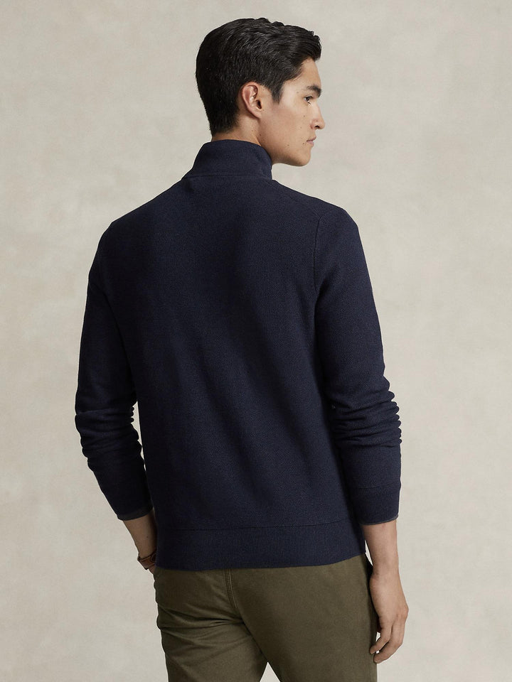 Knit Cotton Quarter Zip