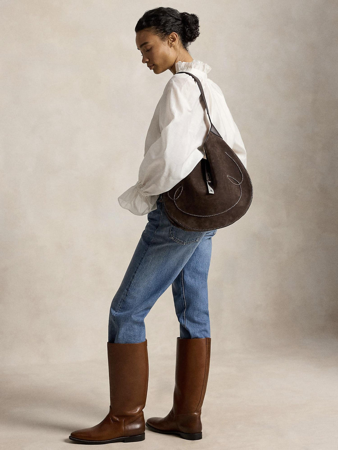 Polo ID suede western large