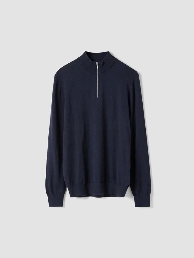 Alonzo merino zip genser