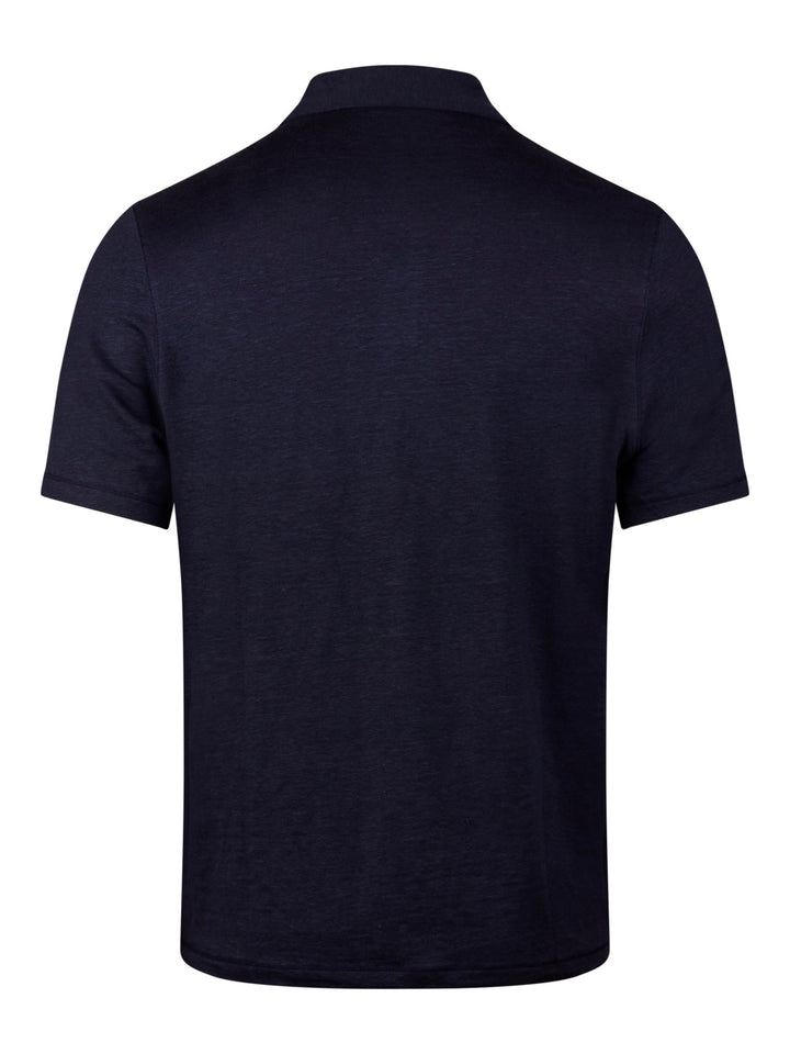 Polo shirt linen stretch