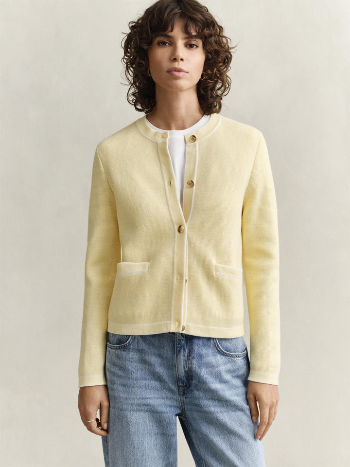 Cotton Knit Jacket