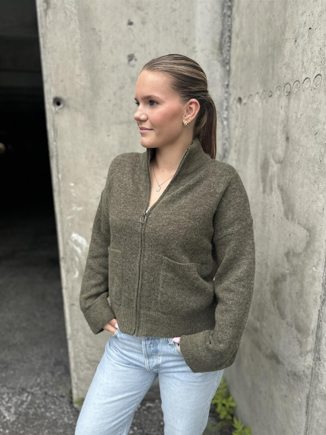 SLFSia ras knit cardigan