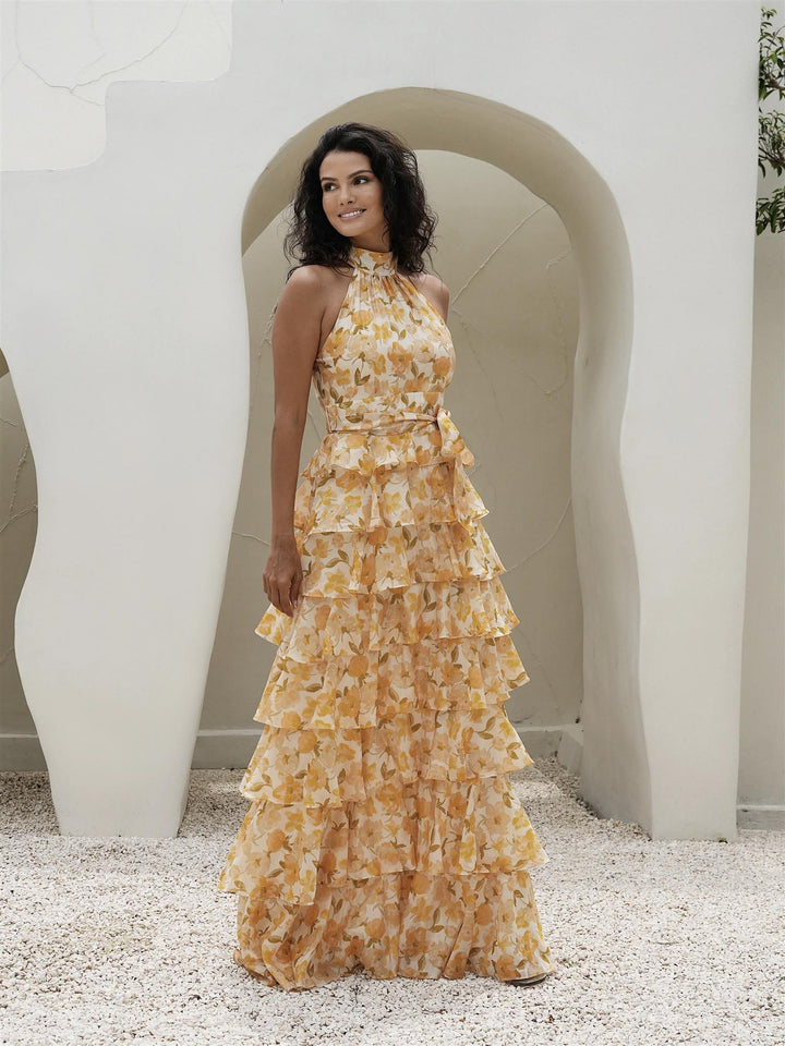 Angel maxi halterneck