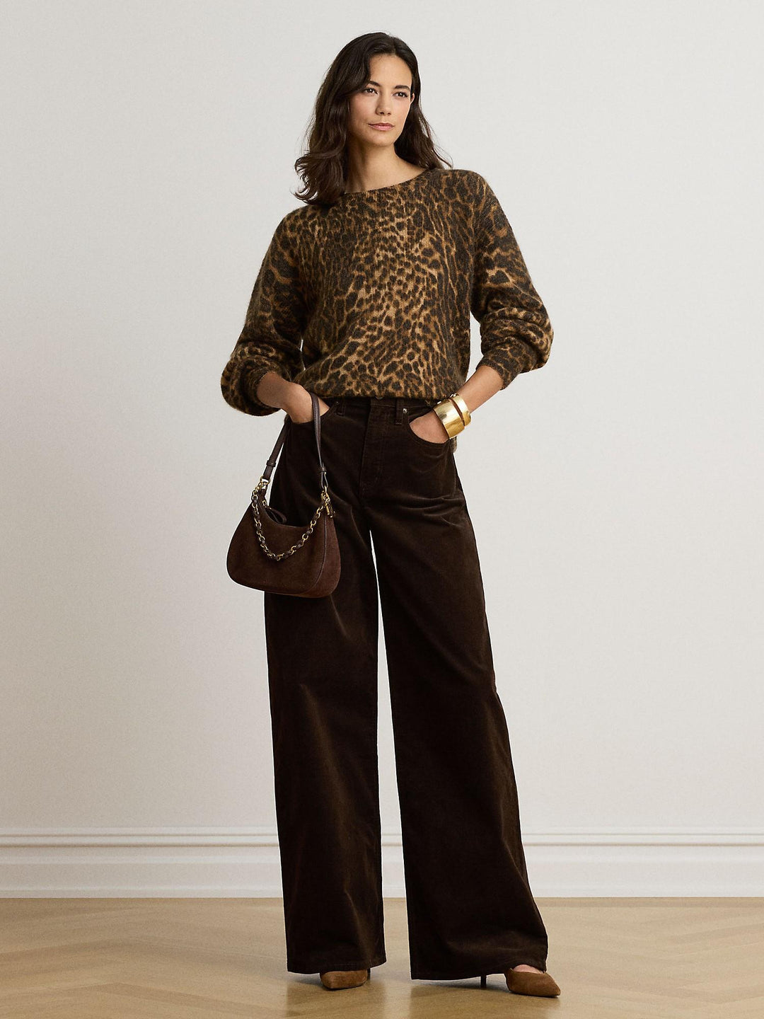 Corduroy High-Rise Super Wide-Leg Pant